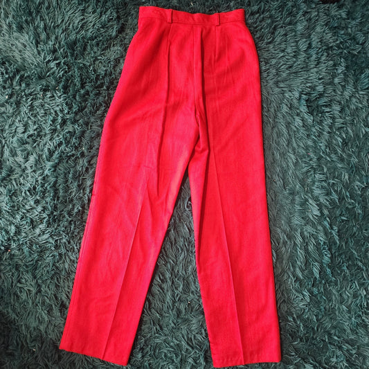🔥 Vintage Red Trousers – Overture by Bobbie Brooks 🔥