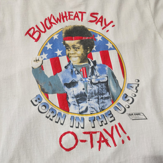 Vintage 80s Buckwheat “Born in the U.S.A.” Parody Tee