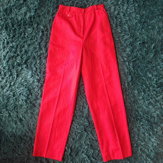 🔥 Vintage Red Trousers – Overture by Bobbie Brooks 🔥