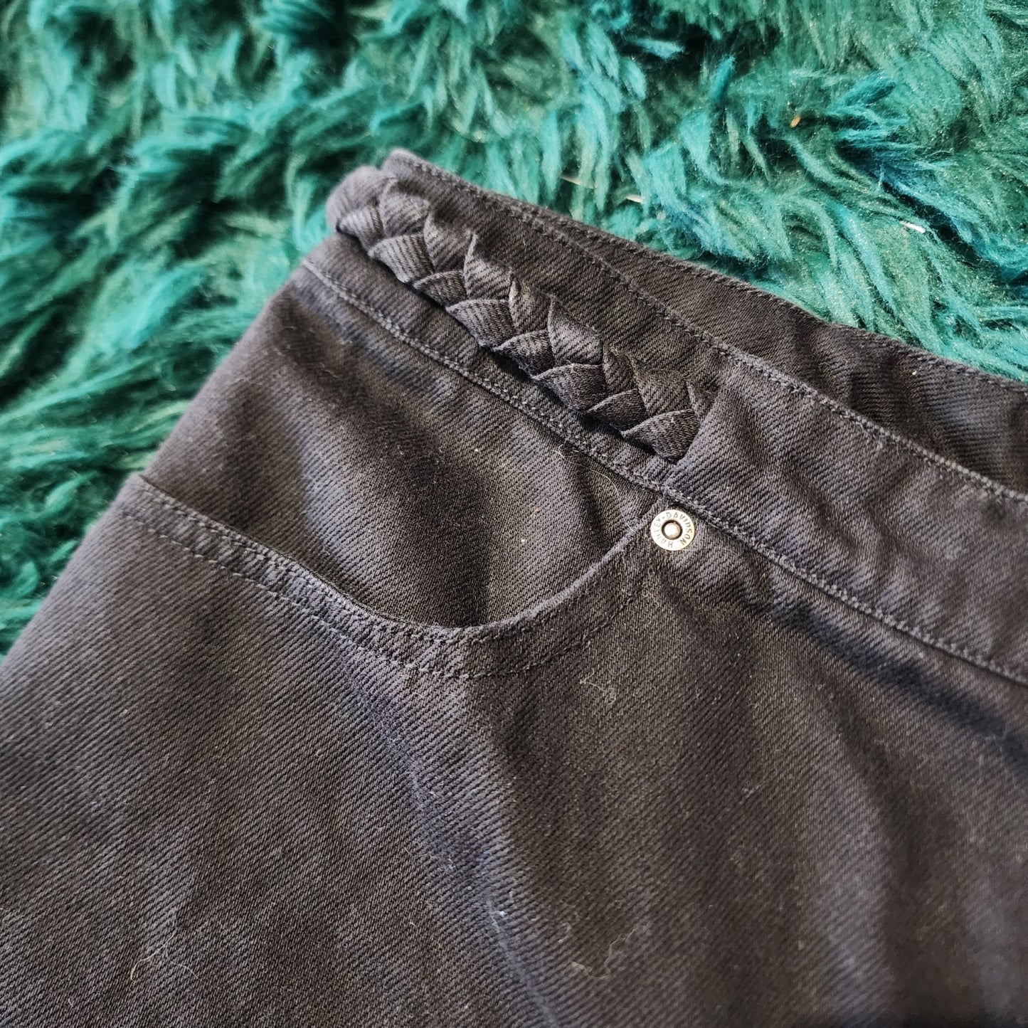 🏍️ Harley-Davidson Black Denim Shorts 🏍️
