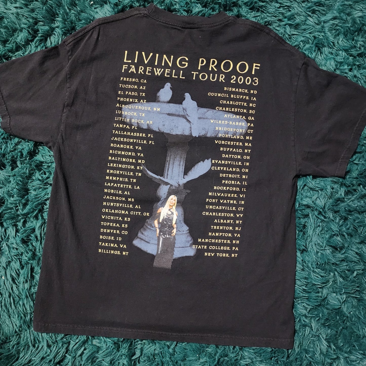 Vintage 2003 Cher Living Proof Tour Tee