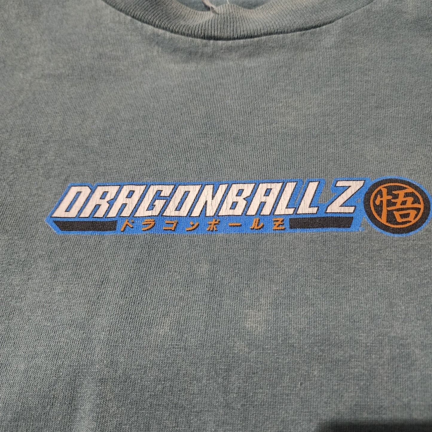 Vintage 2002 Dragon Ball Z Goku Graphic Tee Anime Shirt Licensed FUNimation