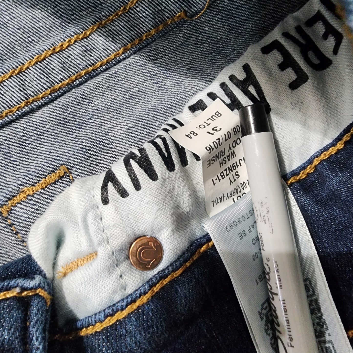 True Religion Geno Relaxed Slim Jeans Size 31 – Dark Wash, Modern Fit