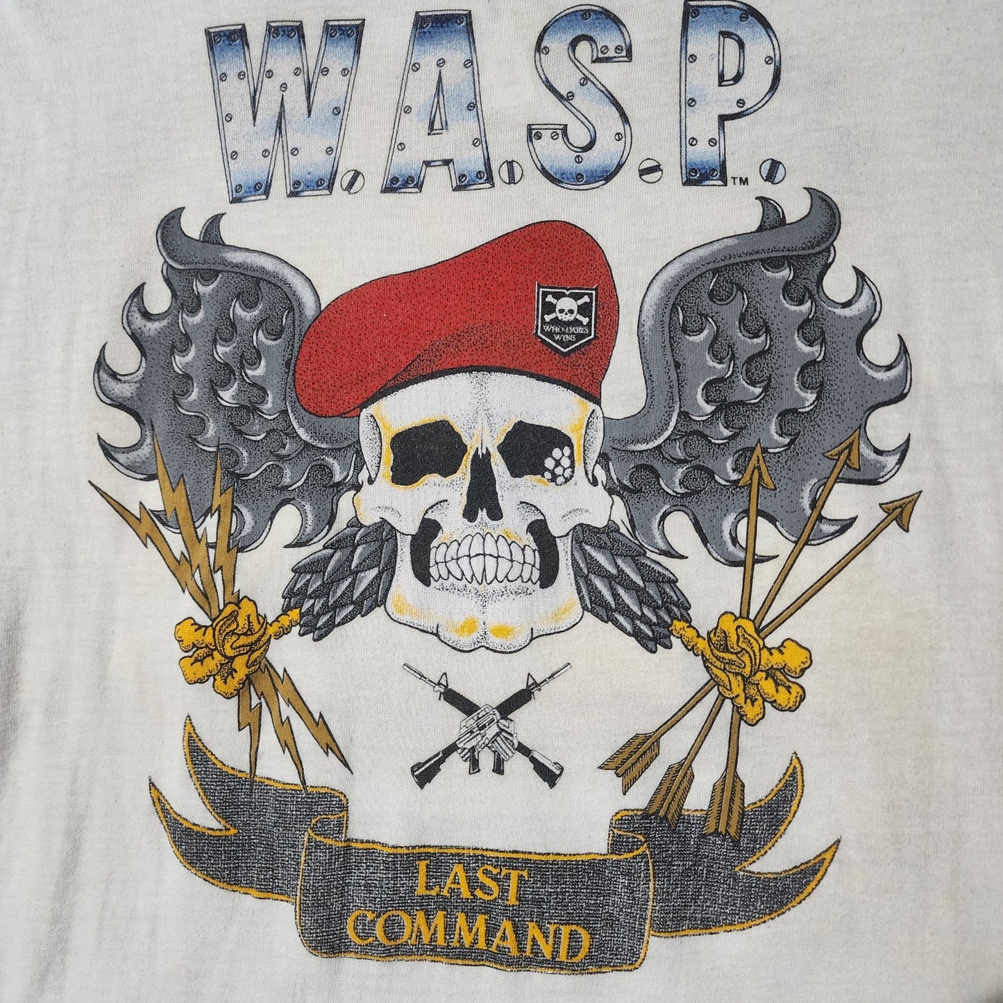 🔥 Vintage W.A.S.P. "The Last Command Tour 1986" Long Sleeve 🔥