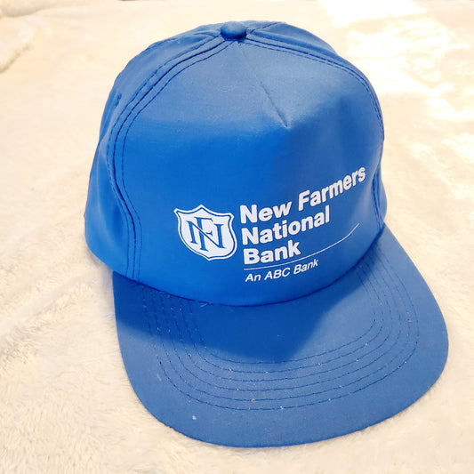 (OS) Vintage New Farmers National Bank Snap Back